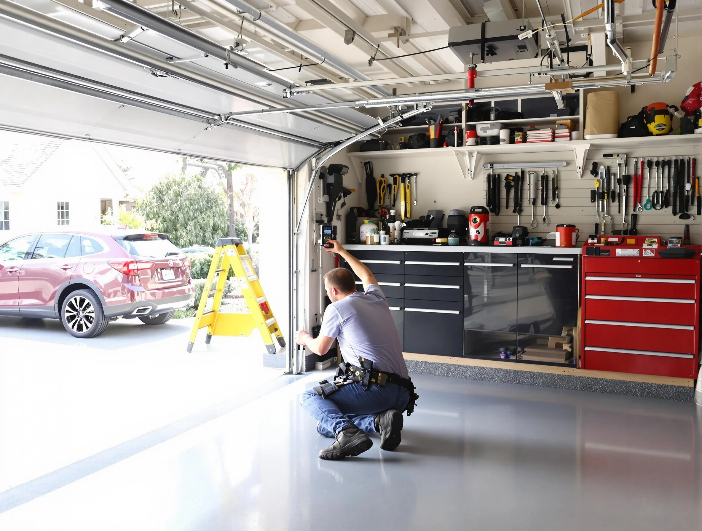 Local garage door repair service by Natick Garage Door Repair in Natick