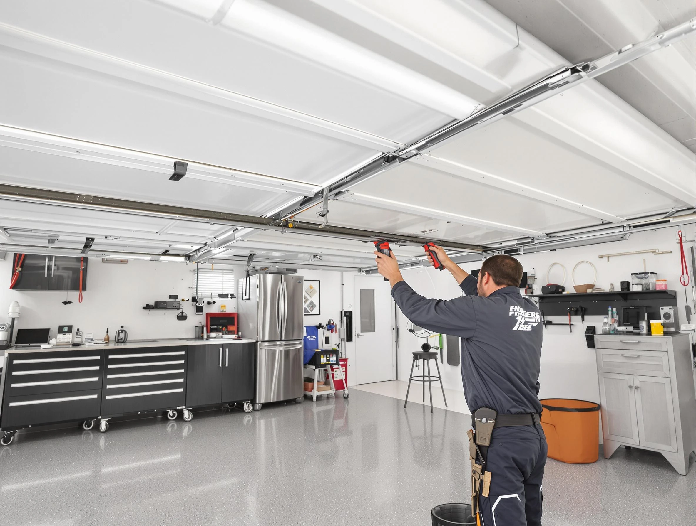 Overhead garage door repair service by Natick Garage Door Repair in Natick